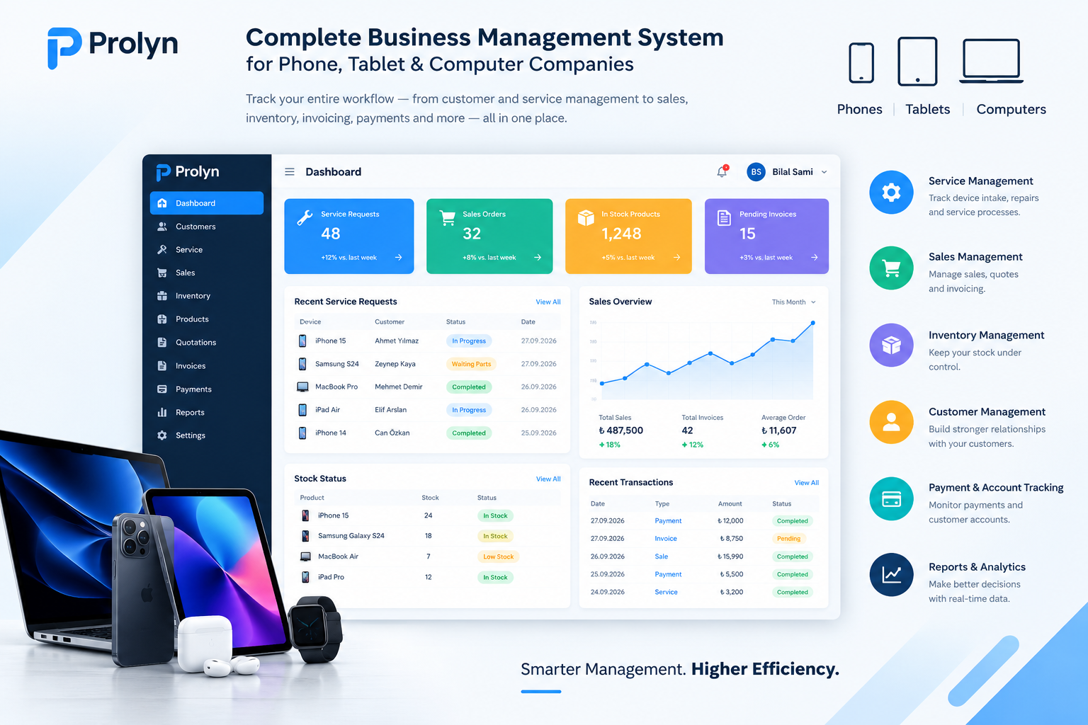 Technical Service Tracking System